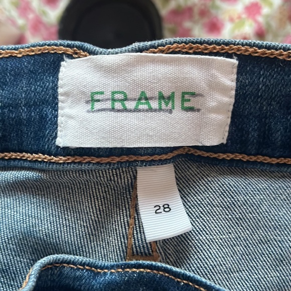 Frame Le Sylvie Slender Straight Jeans -28 - Picture 4 of 6